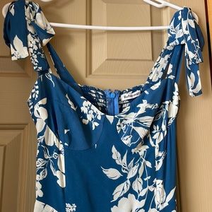 REFORMATION - Nadira Dress (cyanotype) - worn once - Size 6